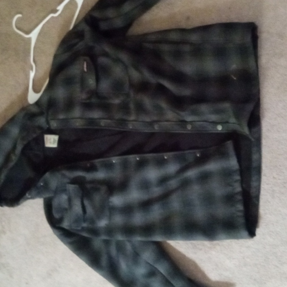 Very heavy Dickies brand flannel jacket. Large
